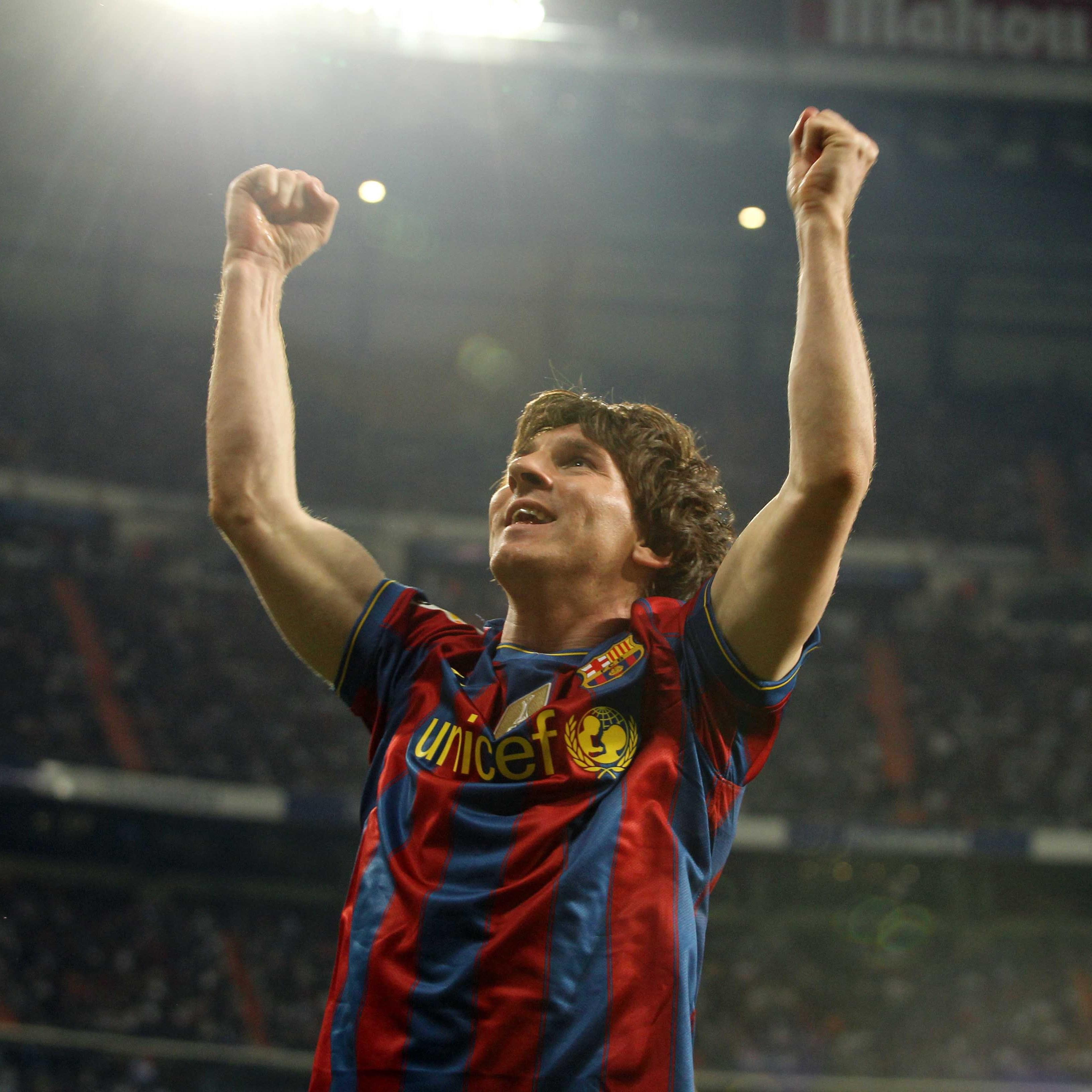 梅西绝杀捧杯,巴萨盼冠军梦想成真 梅西绝杀捧杯,巴萨盼冠军梦想成真